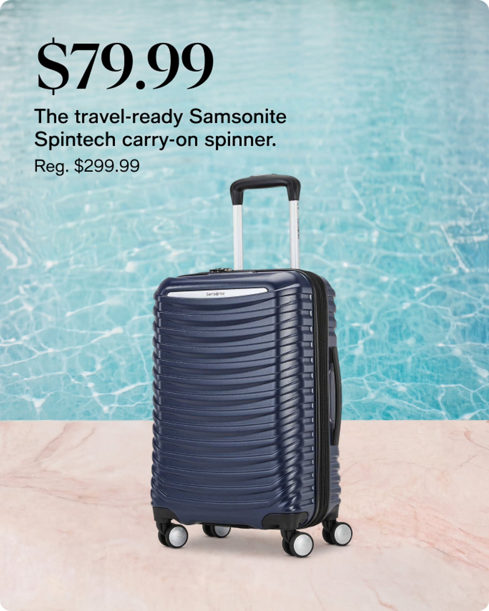 Home-Offercards-Our top deals-Samsonite Luggage