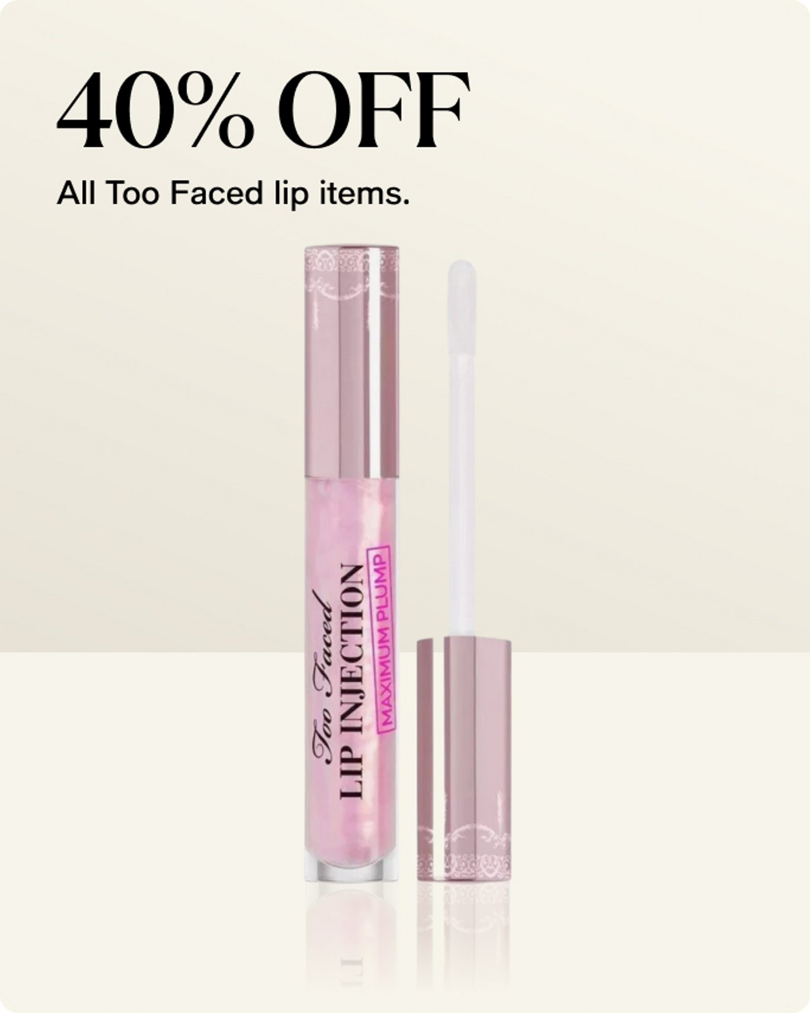 Too faced