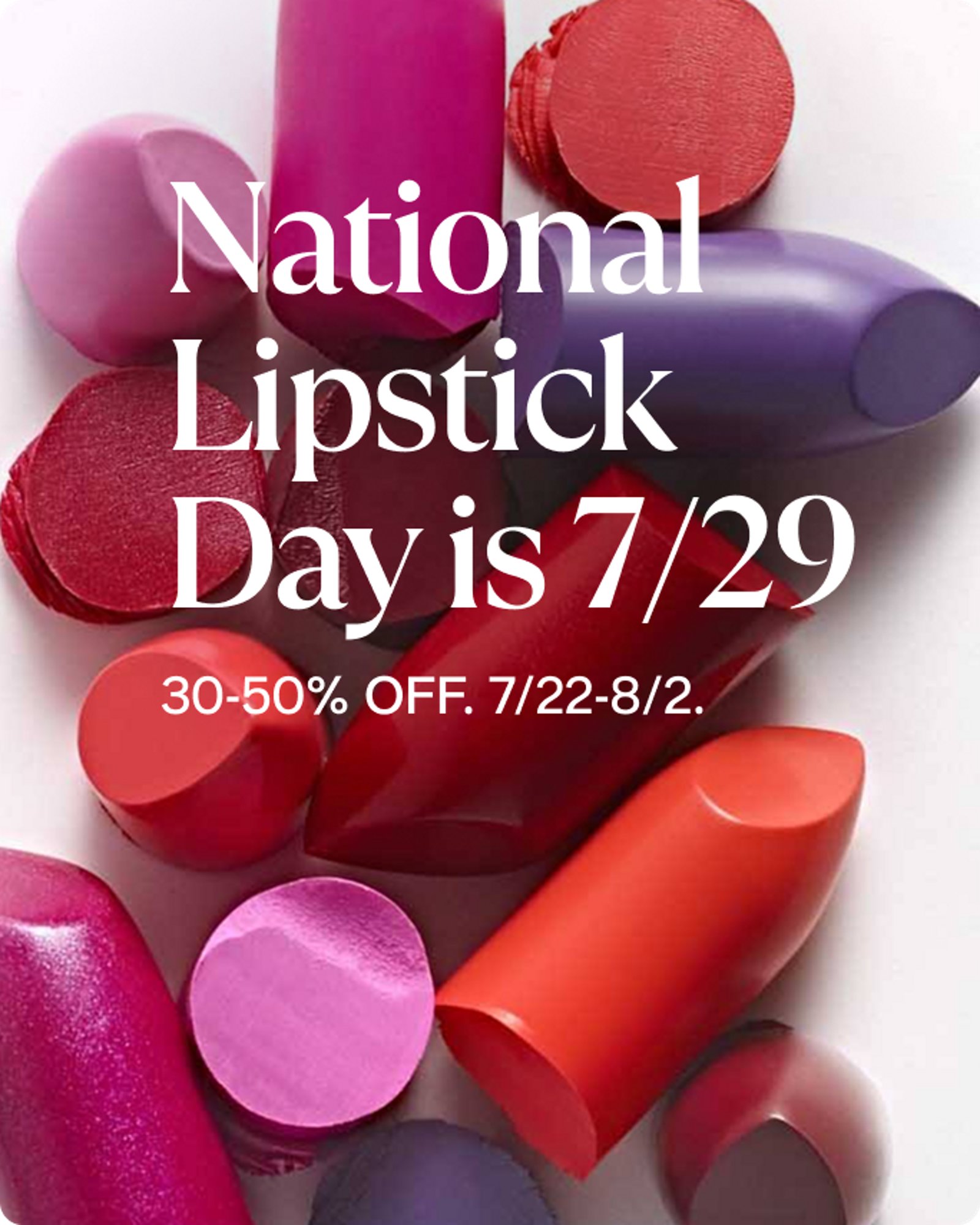 National lipstick day